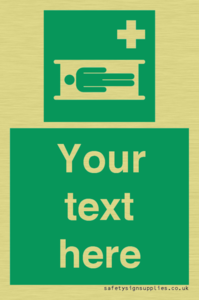 Custom Stretcher Sign